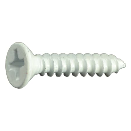 Midwest Fastener Sheet Metal Screw, #6 x 3/4 in, Painted Steel Flat Head Phillips Drive, 40 PK 36243
